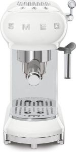 Smeg Handmatige espressomachine ECF01WHEU Wit Jaren '50-stijl