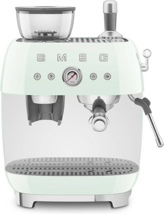 Smeg Espresso Pastelgroen EGF03PGEU | Espressomachines | Keuken&Koken Koffie&Ontbijt | 8017709329860 - Foto 2
