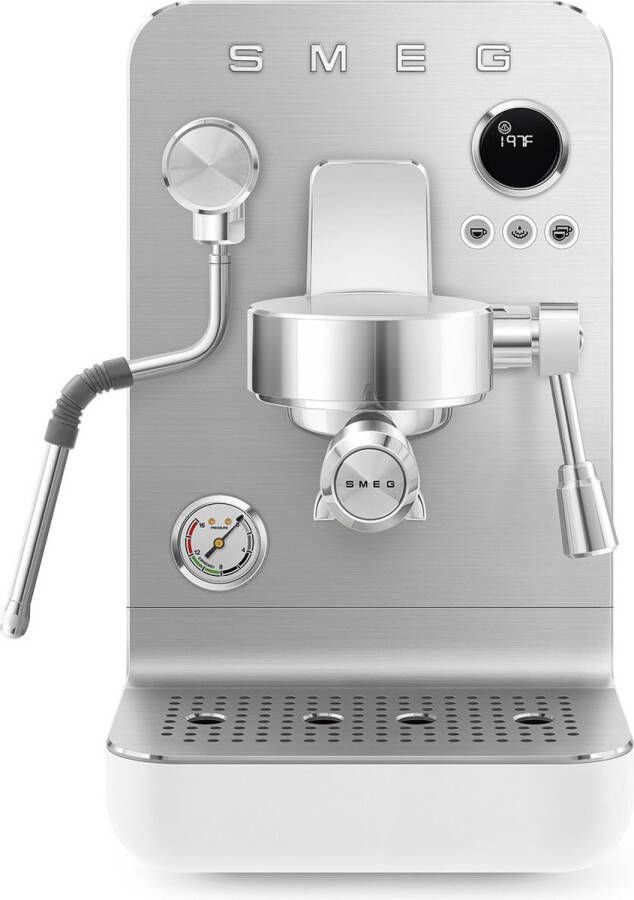 Smeg EMC02WHMEU Espressomachine Minipro Mat Wit