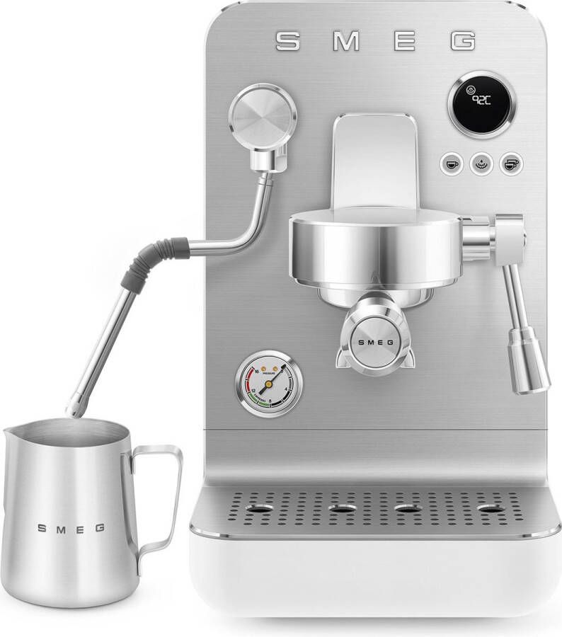 Smeg EMC02WHMEU Espressomachine Minipro Mat Wit