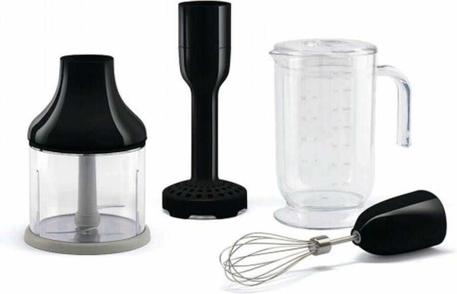 Smeg HBAC11BL Staafmixer accessoire set Zwart