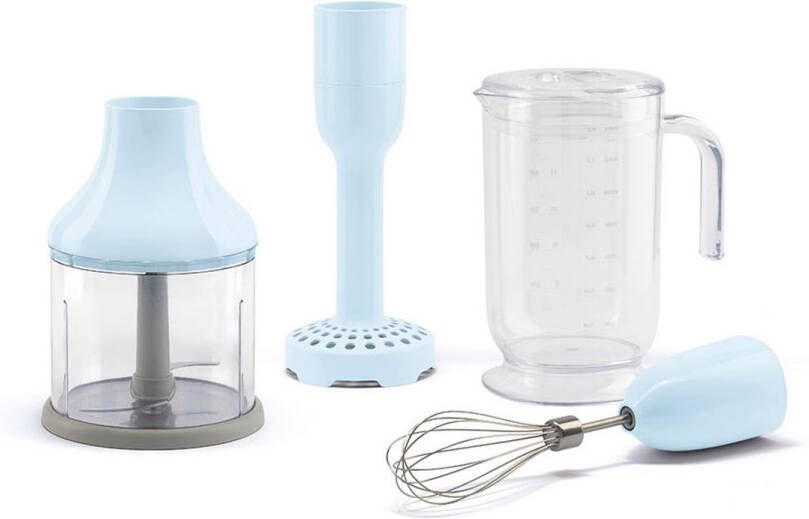 Smeg HBAC11PB Staafmixer accessoire set Pastelblauw