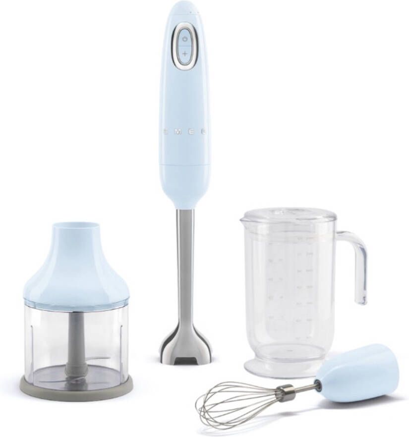 Smeg HBF03PBEU Staafmixer Pastelblauw 700W Met accessoires