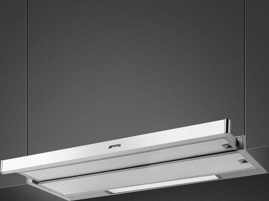 Smeg KSET9XE2 afzuigkap Inbouw Roestvrijstaal 500 m³ uur D
