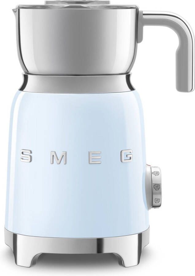 Smeg Melkopschruimer MFF01PBEU Pastelblauw Jaren '50-stijl