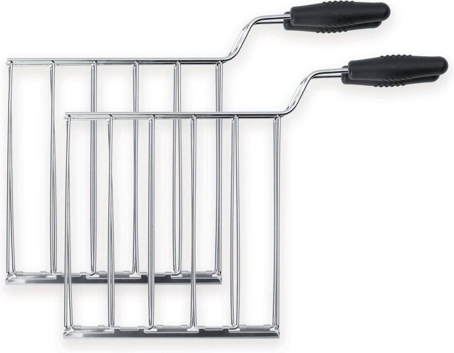 Smeg Sandwichrekken voor broodrooster TSF01 en TSF03 TSSR01 set van 2 - Foto 1