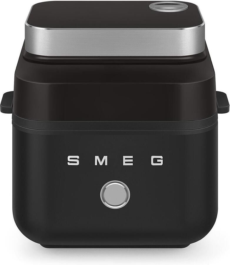 Smeg AFC01BLMEU Air Fryer – 7 3 Liter – 1450W – Mat Zwart – Heteluchtfriteuse met 8 Programma's