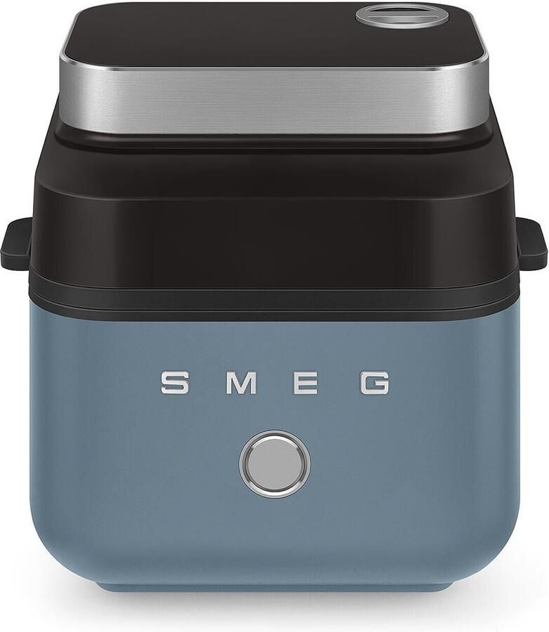 Smeg AFC01SBMEU Air Fryer – 7 3 Liter – 1450W – Mat Storm Blue – Heteluchtfriteuse met 8 Programma's