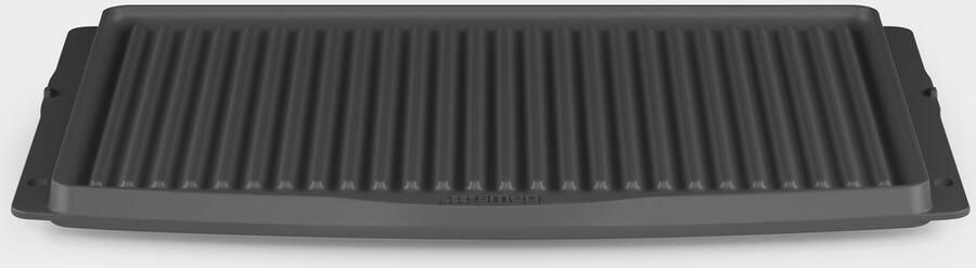 Smeg BBQ Dubbelzijdige bakplaat geschikt voor inductiefornuizen en inductiekookplaten