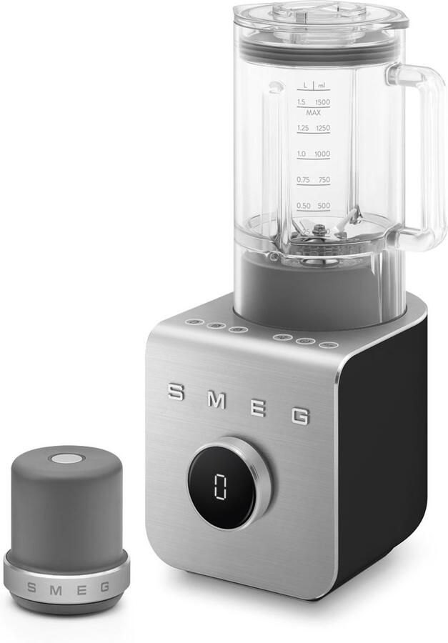Smeg BLC02BLMEU High Performance Blender Incl. vacuümpomp 1400W Mat Zwart