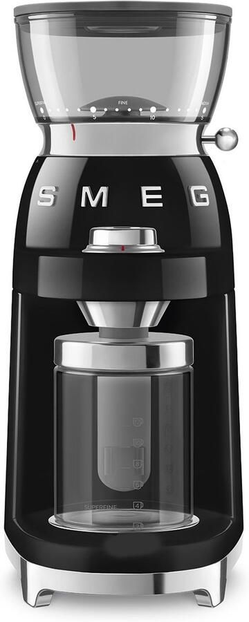 Smeg CGF03BLEU Elektrische Koffiemolen Jaren 50 Zwart