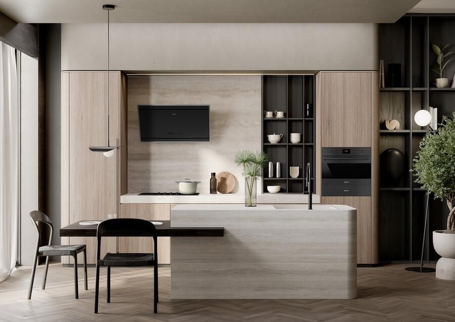 Smeg Classic SI364BM kookplaat Zwart Ingebouwd 60 cm Inductiekookplaat zones 4 zone(s) - Foto 2