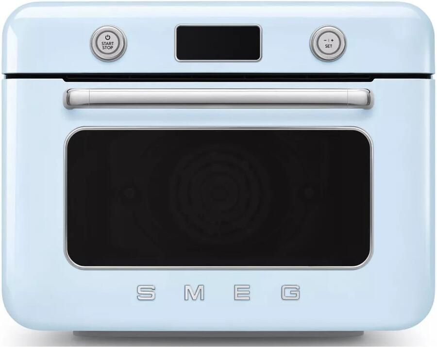 Smeg COF01PBEU Vrijstaande Combi-stoomoven Pastelblauw Jaren 50 Design