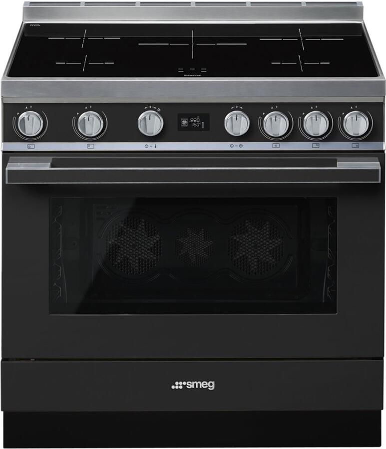 Smeg CPF9IPAN Inductie fornuis Grijs