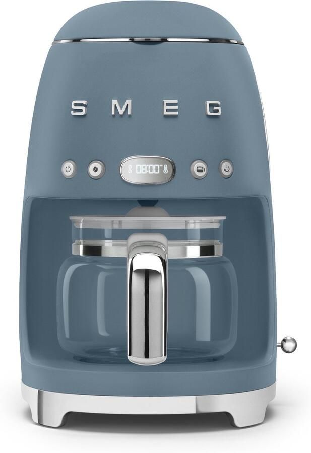 Smeg DCF02SBMEU Filterkoffiemachine Storm Blue Warmhoudfunctie