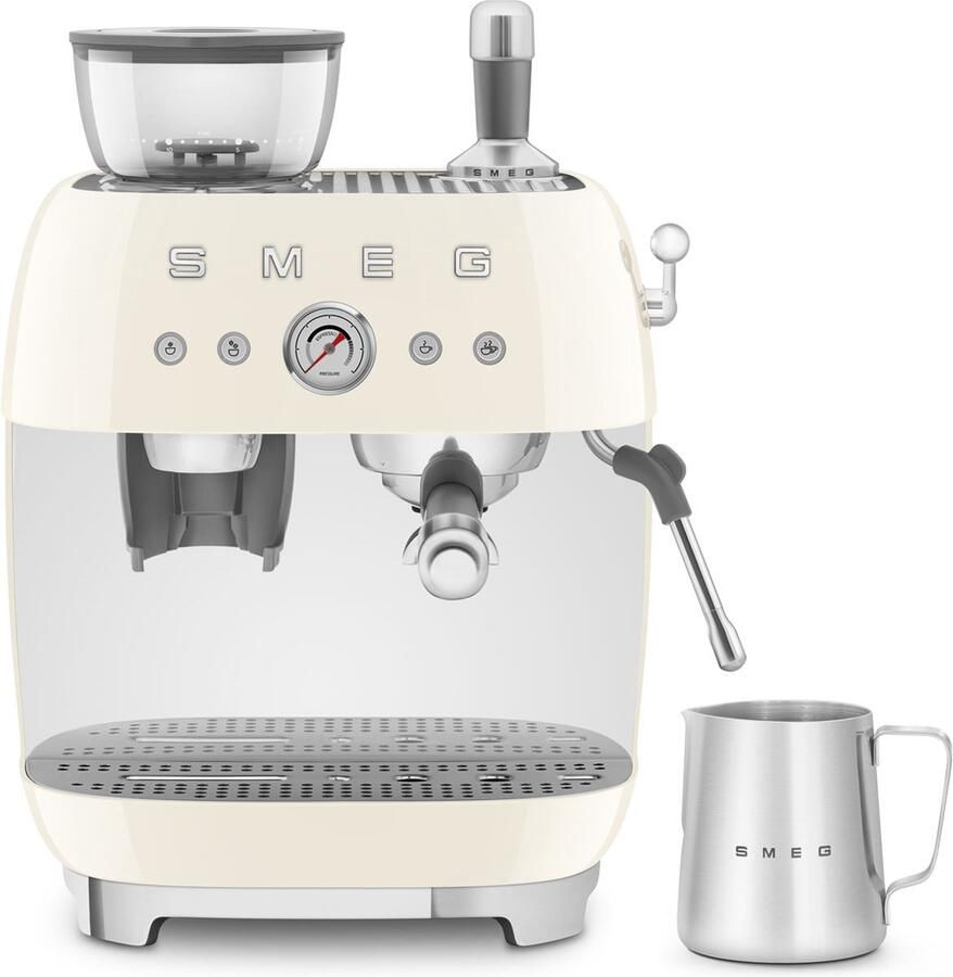 Smeg Espresso Crème EGF03CREU | Espressomachines | Keuken&Koken Koffie&Ontbijt | 8017709329839