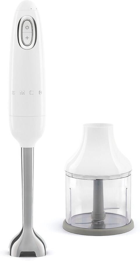 Smeg HBF00WHEU Staafmixer 700W Variabele Snelheid met Turbofunctie RVS Mixvoet Wit