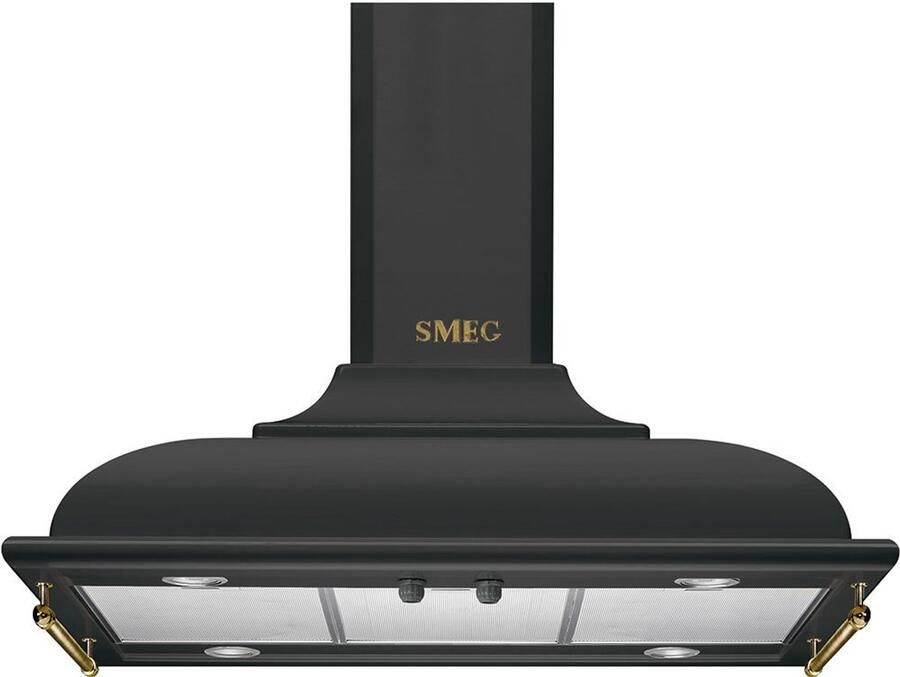 Smeg KCI19AOE Eiland Zwart 820m³ uur B afzuigkap
