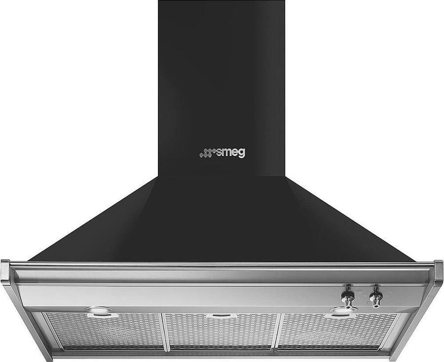 Smeg KD90HAE afzuigkap Muurmontage Antraciet 781 m³ uur A+