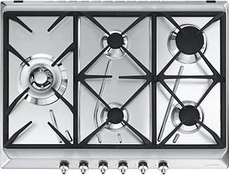 Smeg KOOKPLAAT GAS 75CM SE775GH5