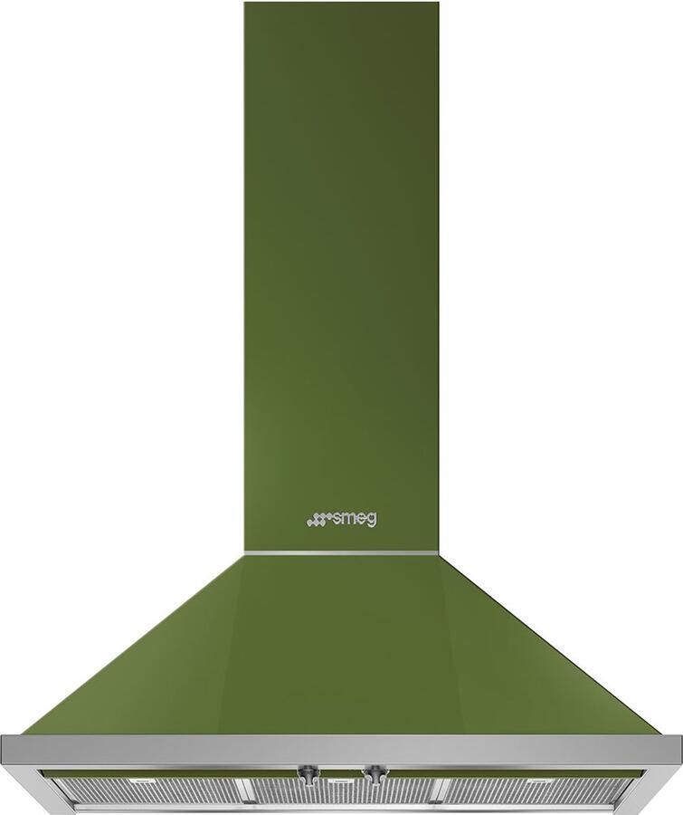 Smeg KPF9OG afzuigkap Muurmontage Groen 630 m³ uur - Foto 1