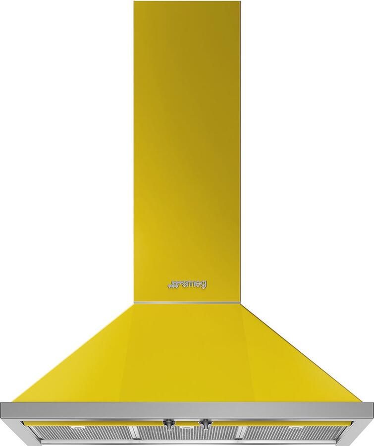 Smeg KPF9YW Wandmontage 630m³ uur A+ Geel afzuigkap
