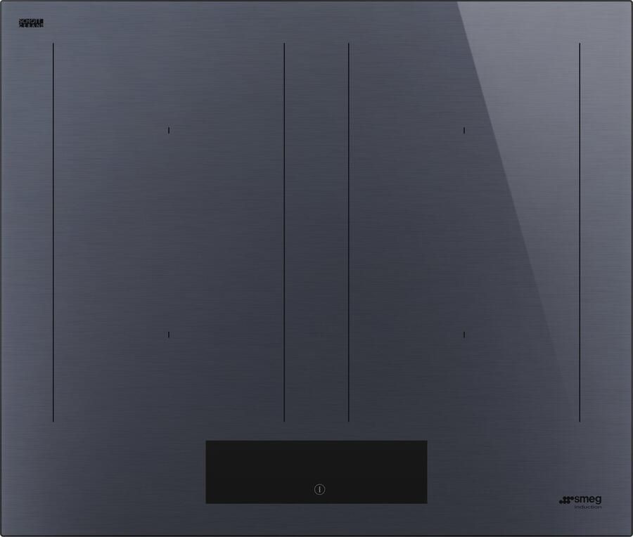 Smeg Linea SIM1644DG kookplaat Grijs Ingebouwd 60 cm Inductiekookplaat zones 4 zone(s)