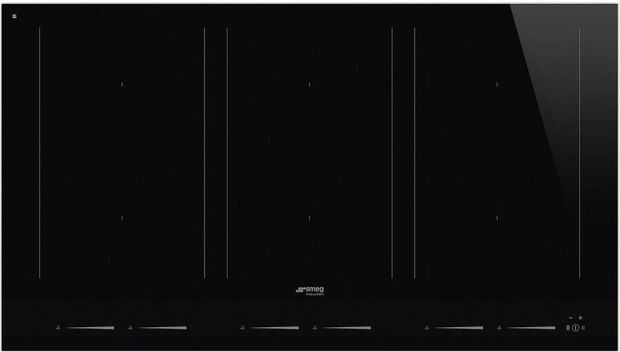 Smeg Linea SIM1963D kookplaat Zwart Ingebouwd 90 cm Inductiekookplaat zones 6 zone(s)