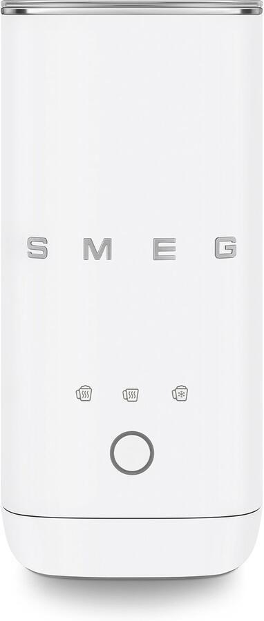 Smeg MFF02WHMEU Melkopschuimer Mat Wit