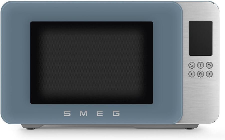 Smeg MOC01SBMEU Magnetron met grill Soft-close 1900W Inverter technologie 29L Storm Blue