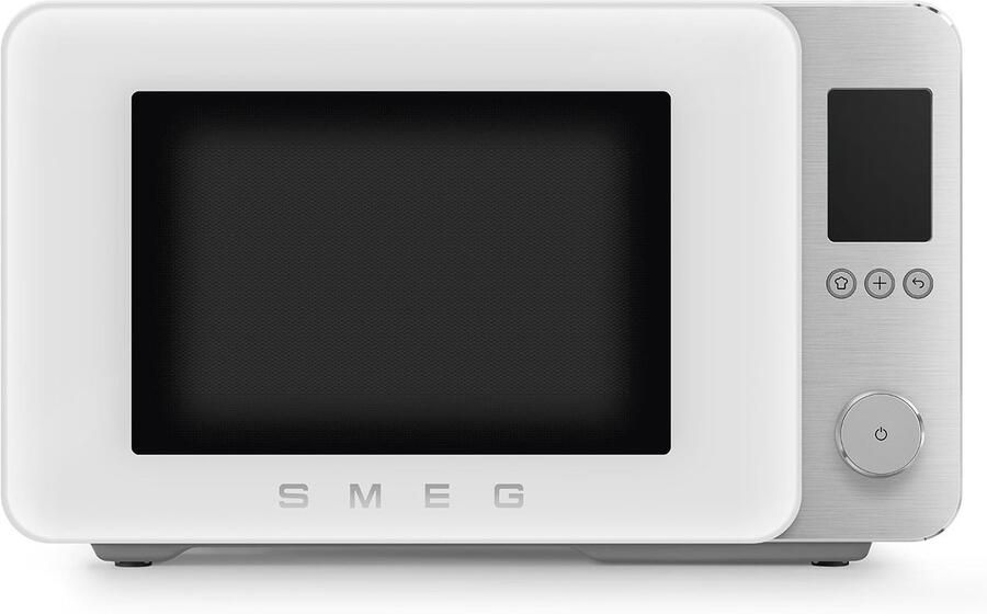 Smeg MOC02WHMEU Combi-magnetron met grill Airfry 25 programma's Soft-close 2100W Inverter technologie 27L Mat Wit