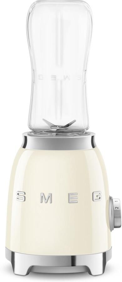 Smeg PBF00CREU Personal Blender Jaren 50 Crème incl. 1 Bottle-to-Go