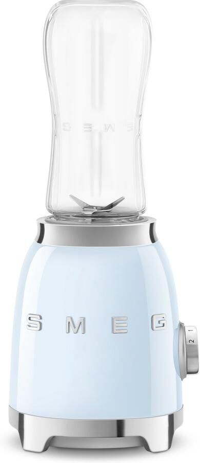 Smeg PBF00PBEU Personal Blender Jaren 50 Pastelblauw incl. 1 Bottle-to-Go