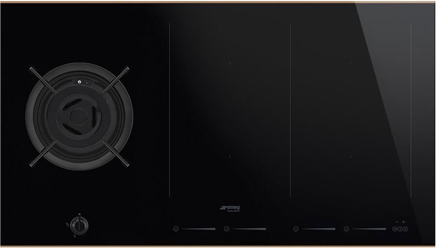 Smeg PM6912WLDR Kookplaat Zwart