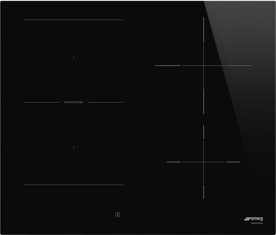 Smeg Universal SI1M4644D Zwart Ingebouwd 60 cm Inductiekookplaat zones Glaskeramiek 4 zone(s)