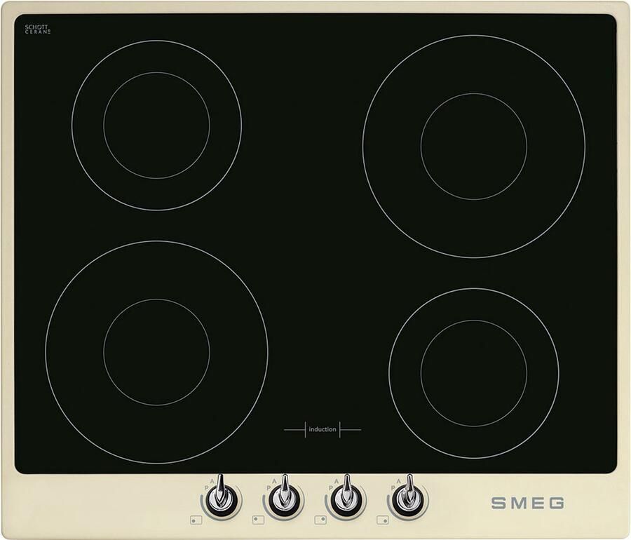 Smeg Victoria SI964PM kookplaat Crème Ingebouwd 60 cm Inductiekookplaat zones 4 zone(s)