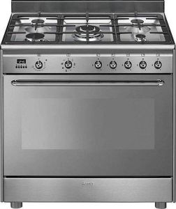 Smeg SNLK90MFX9 Gasfornuis Zilver
