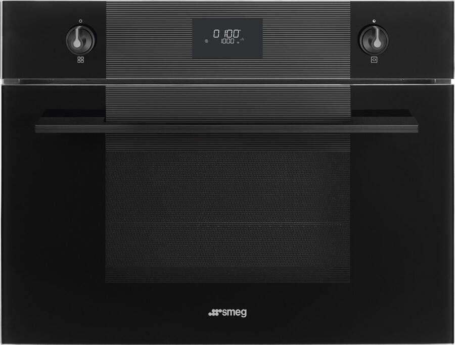 Smeg SO4101M1B3 Inbouw oven met magnetron Zwart