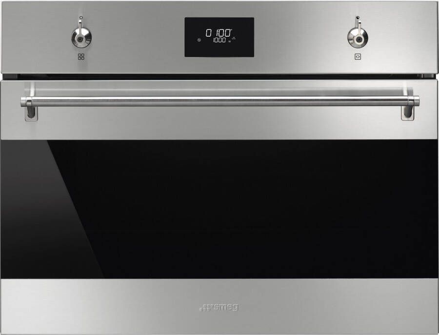 Smeg Magnetron Inbouw SO4301M1X | Heteluchtovens | Keuken&Koken Microgolf&Ovens | 8017709297282