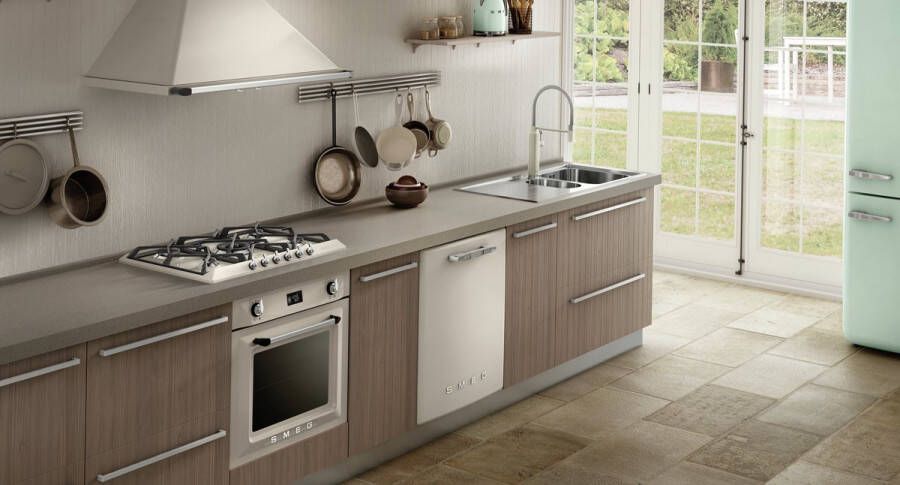 Smeg SR975PGH kookplaat Crème Ingebouwd Gaskookplaat 5 zone(s)
