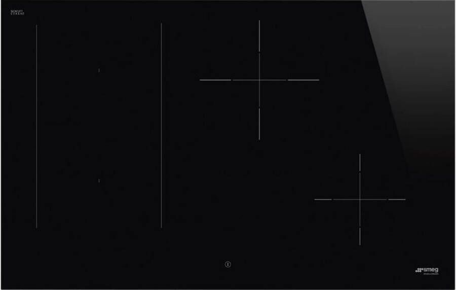 Smeg Universal SIM3844D kookplaat Zwart Ingebouwd 80 cm Inductiekookplaat zones 4 zone(s)