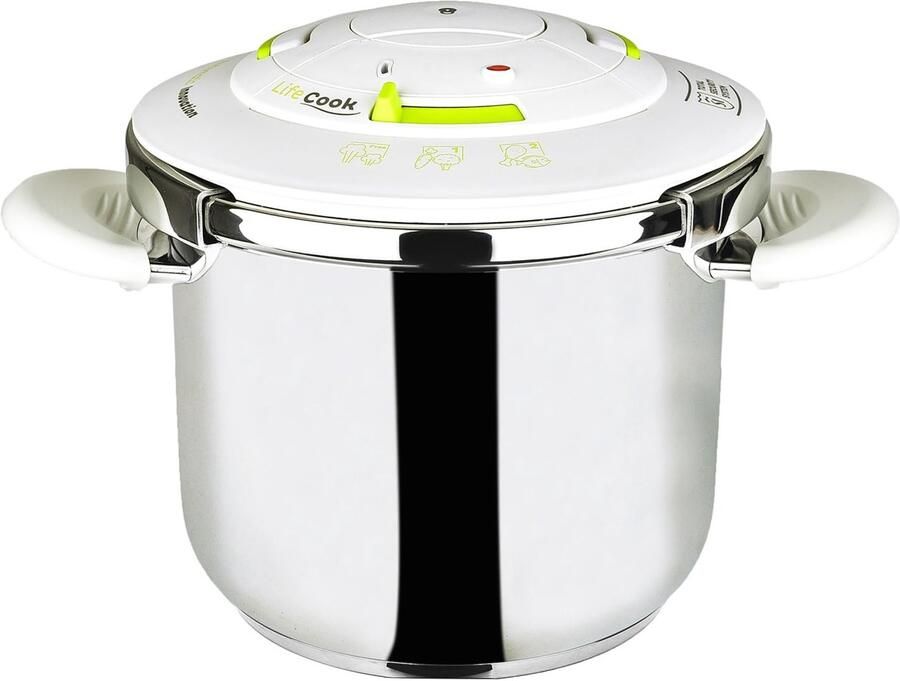 Snelkookpan 22 cm 6 5 l Roestvrijstaal Inductiegeschikt