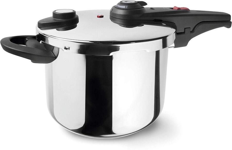 Snelkookpan 6 liter Roestvrij staal
