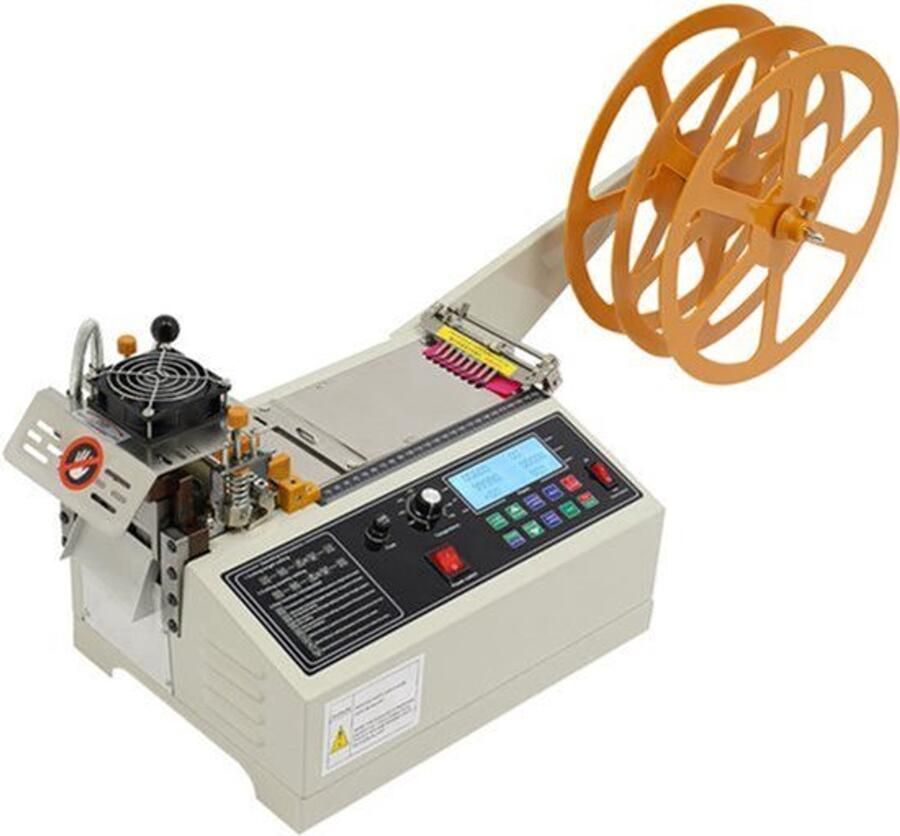 Snijmachine Automatisch 400W Vermogen 1-98 mm Snijbreedte Staal En RVS Voor Tape En Band Tapeknipper