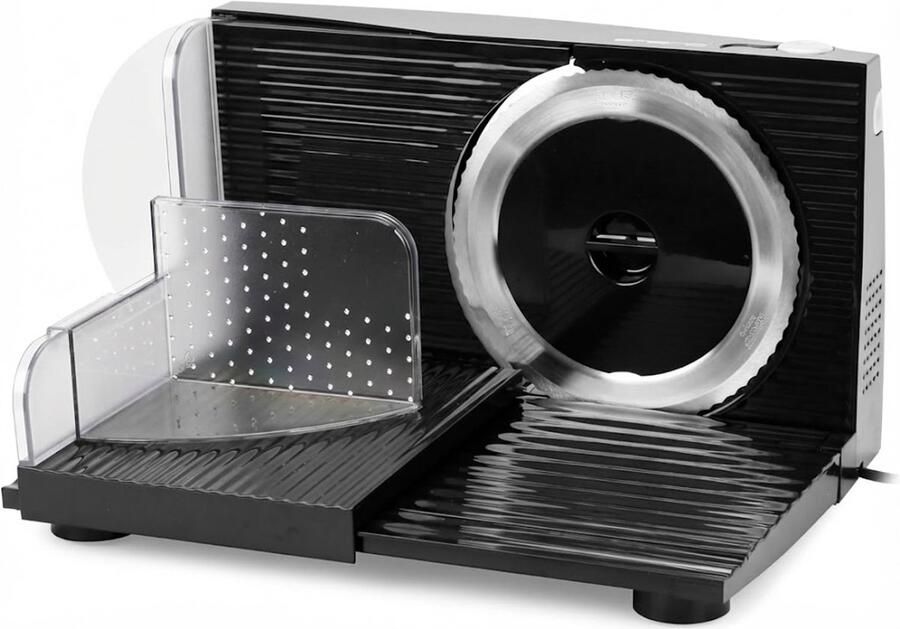 SNJY Broodsnijmachine Broodsnijder Broodmes Elektrisch Instelbaar 0-17mm 100W Zwart