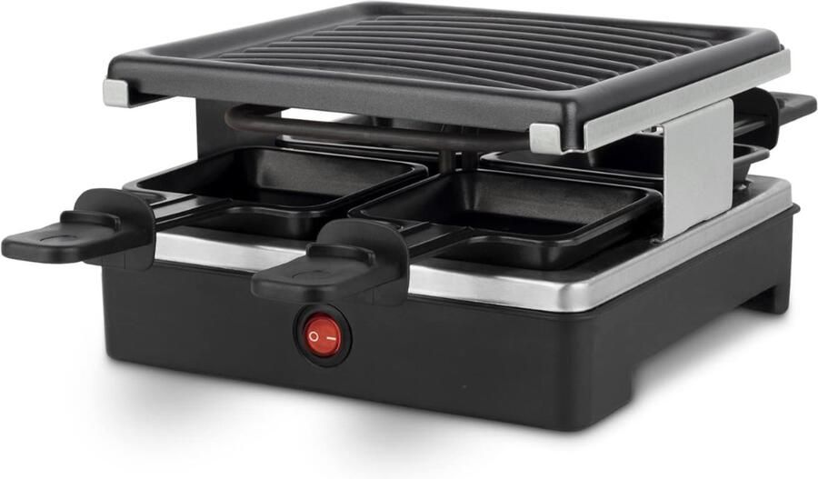 SNJY Grill Apparaat Bakplaat Electrisch Tafelgrill 600 W Zwart