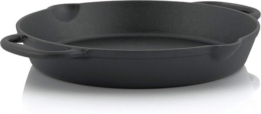 SNJY Grillplaat Inductie Bakplaat Inductie Grill Apparaat Gietijzeren Pan 25 x 26 5 cm Zwart