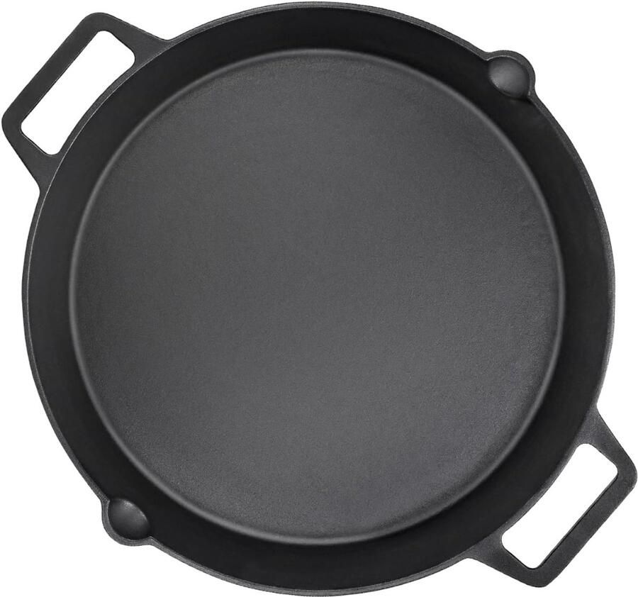 SNJY Grillplaat Inductie Bakplaat Inductie Grill Apparaat Gietijzeren Pan 40 x 40 cm Zwart