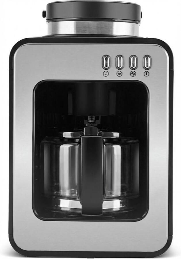 SNJY Koffiemachine met Bonen Volautomatische Koffiemachine Espressomachine 0 5 L 600 W Inox
