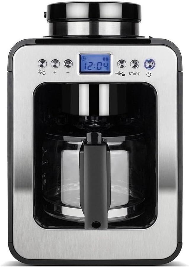 SNJY Koffiemachine met Bonen Volautomatische Koffiemachine Espressomachine 600 W Zwart